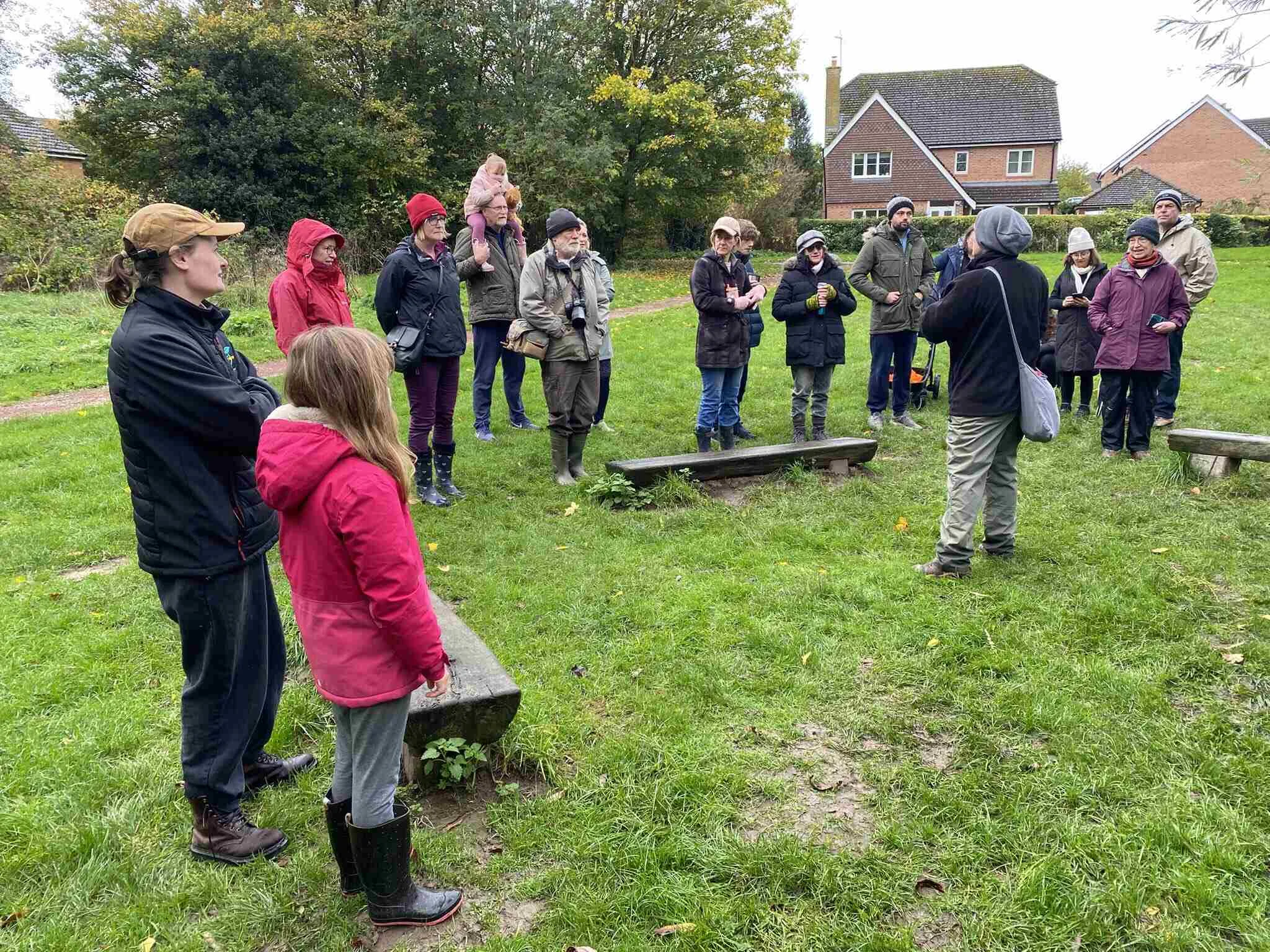 Everyone Keen To See And Learn At The Bird Ringing In Oct 2025