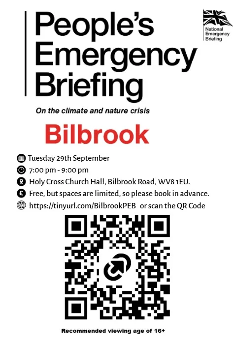 The People's Emergency Briefing Poster 29th Sep 2026